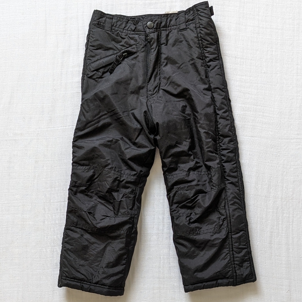 Arctic Quest Childrens Kids Black Insulated Ski Snow Winter Pants Boys Girls 4 S